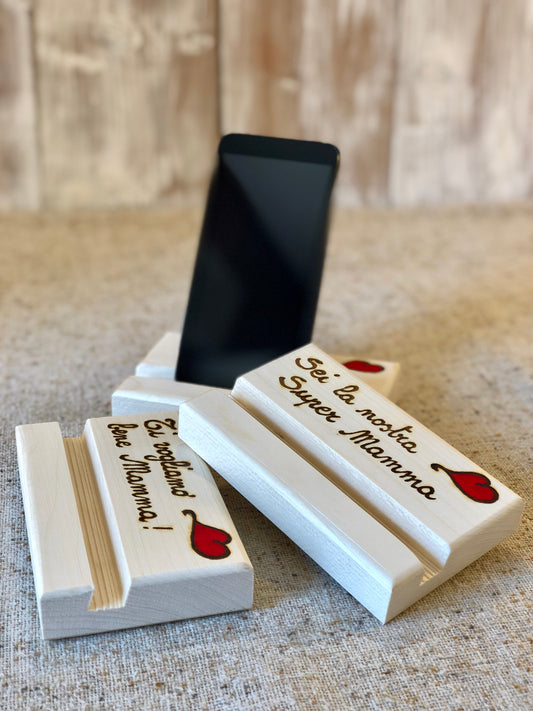 PORTA CELLULARE A TAVOLETTA (ordine minimo 8 pezzi) Il Truciolo by MJ