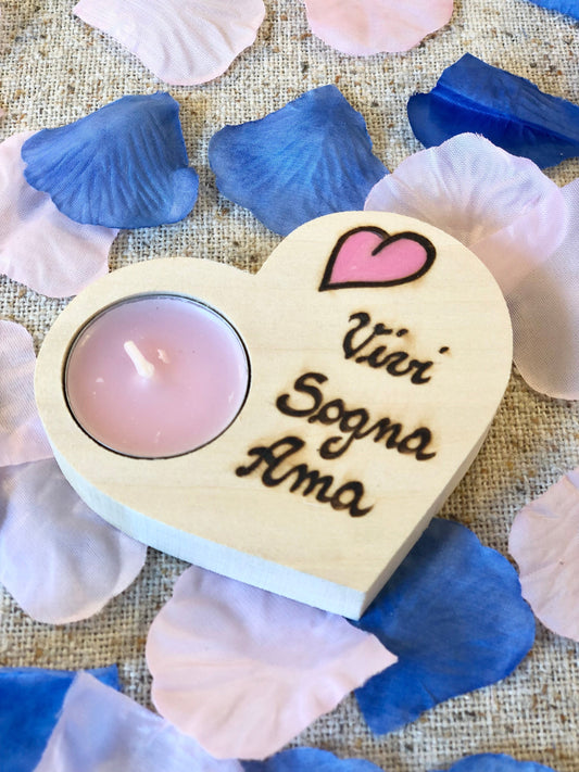 PORTA TEALIGHT (ordine minimo 8 pezzi) (Copia) Il Truciolo by MJ