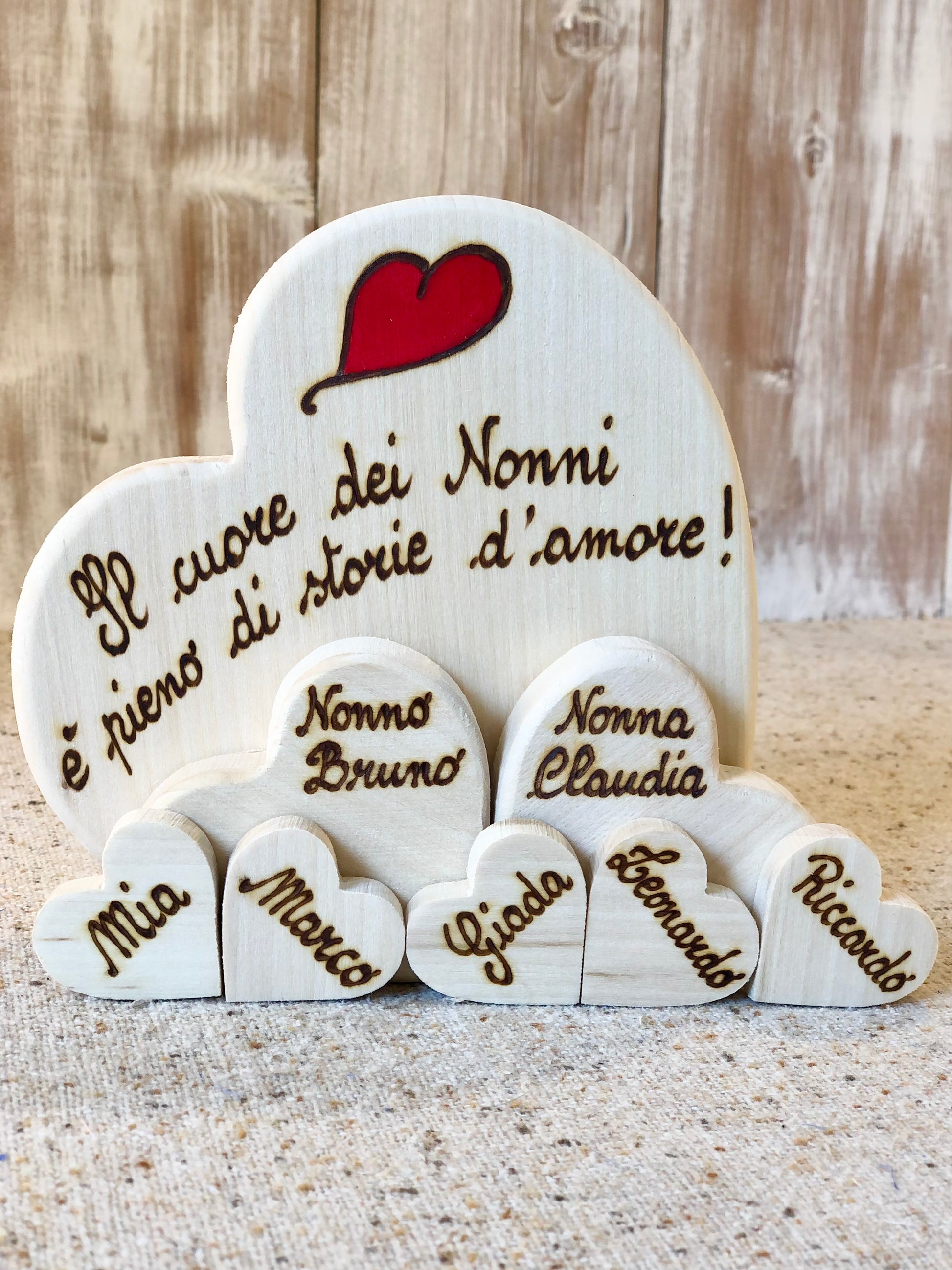 La Famiglia nel cuore per i Nonni Il Truciolo by MJ